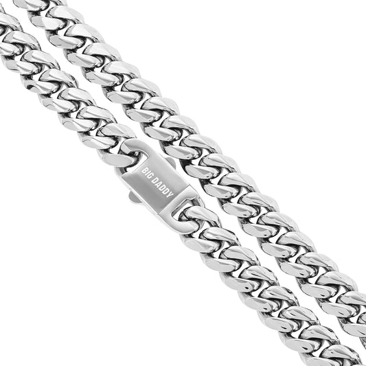 Big Daddy 10MM Cuban Link Stainless Steel Chain The Watches Men