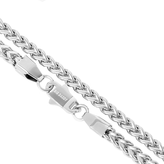 Big Daddy 5MM Silver Rope Chain The Watches Men