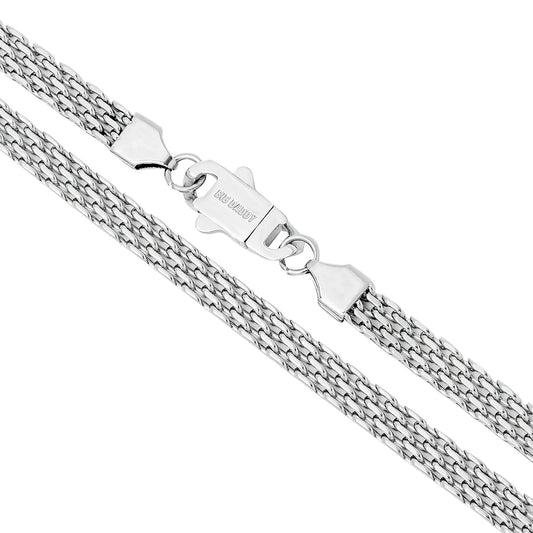 Big Daddy 6MM Silver Flat Herringbone Chain The Watches Men