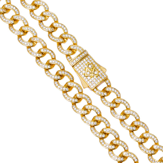 Big Daddy 8MM Iced Cuban Gold Chain The Watches Men