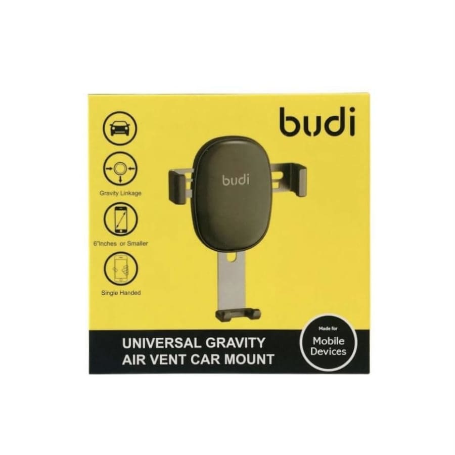 9eight5 Budi phone holder displaying a sleek, adjustable stand for smartphones and tablets on a modern desk setup.