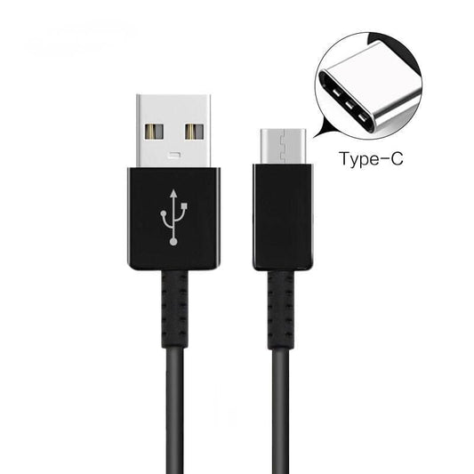 Charger Cable for Samsung Devices - USB to Type C (2m) (Black) 9eight5