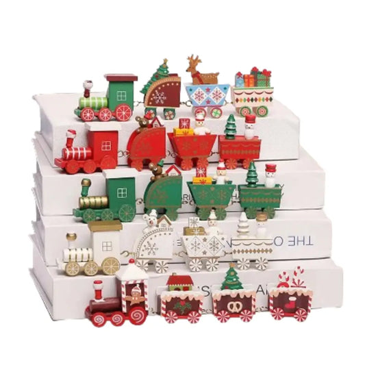 Christmas Wooden Train Habicare