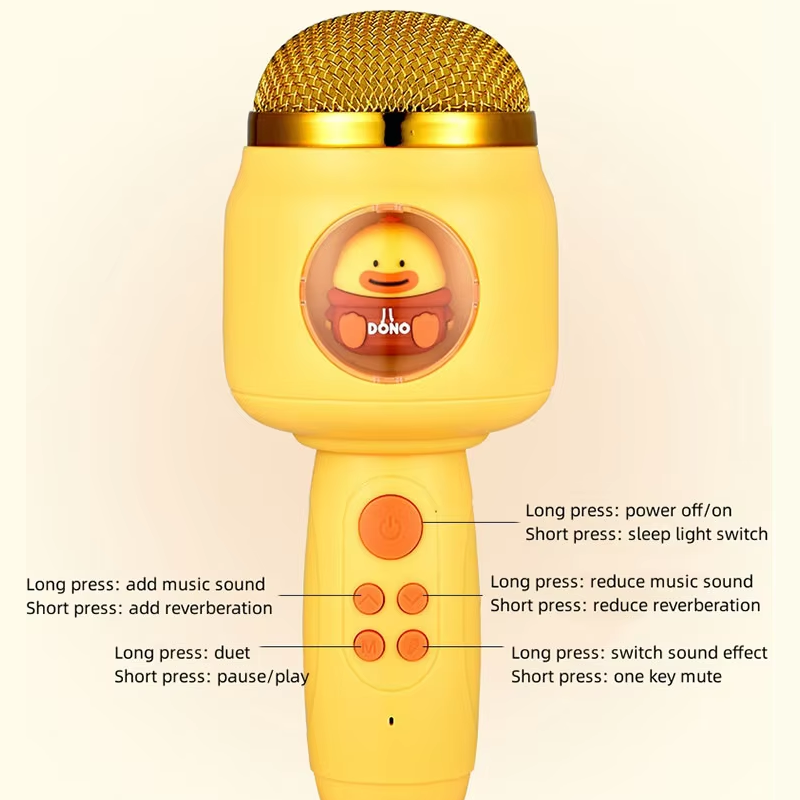 Microphone Wireless Bluetooth Singing Rechargeable Karaoke dealonline.co.nz