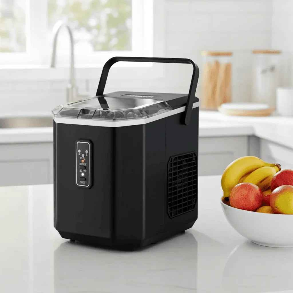 Devanti 12kg Ice Maker Machine 1.3L w/Scoop Holder Black