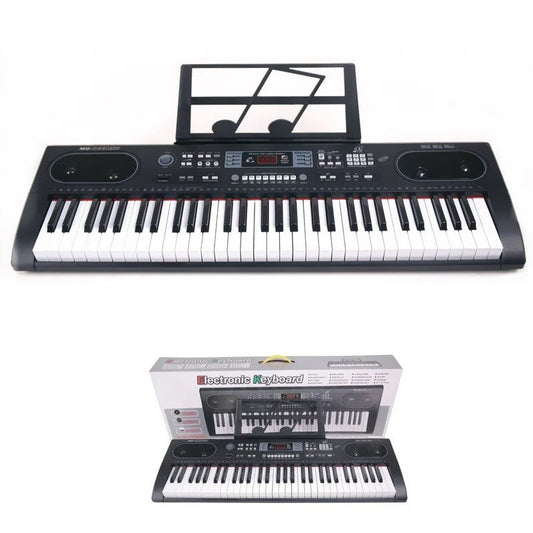 61 Keys Electronic KEYBOARD Piano with Microphone Piano dealonline.co.nz