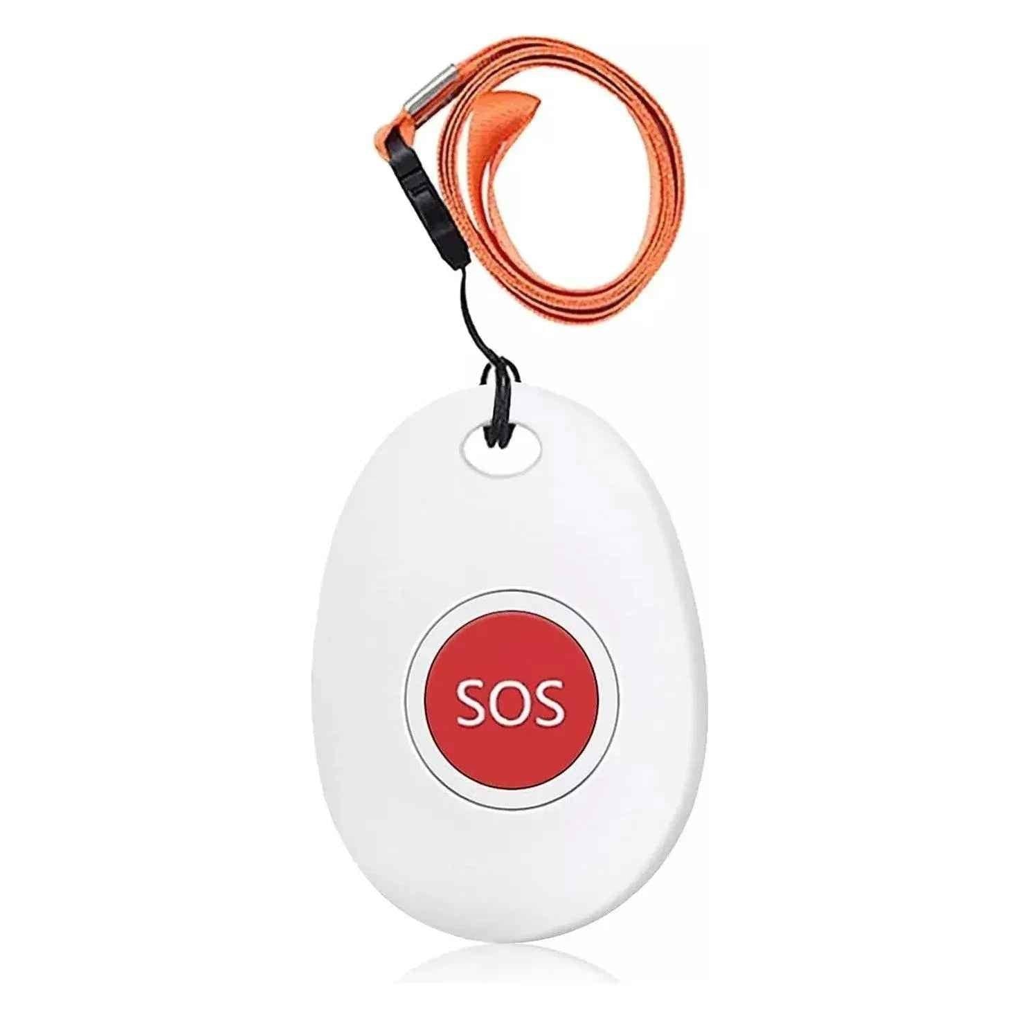 Eldertech SOS Pendant Jewelry, stylish carer alert safety button pendant with sleek design for safety and fashion.