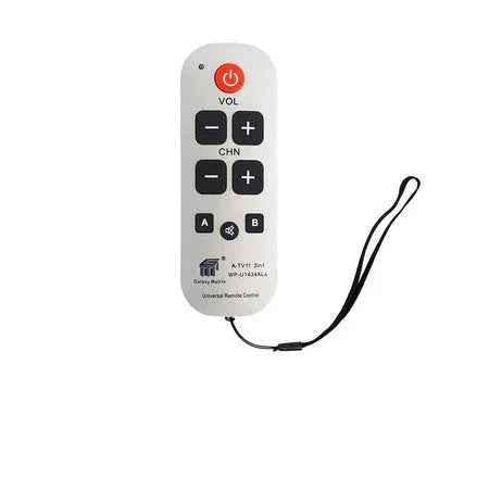 Eldertech Big Button Universal TV Remote for Seniors with large, easy-to-press buttons and simple control layout.