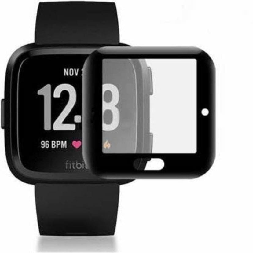 Pack of two Fitbit Versa 1 screen protectors for smart watch, clear protective covers from That Watch Shop.