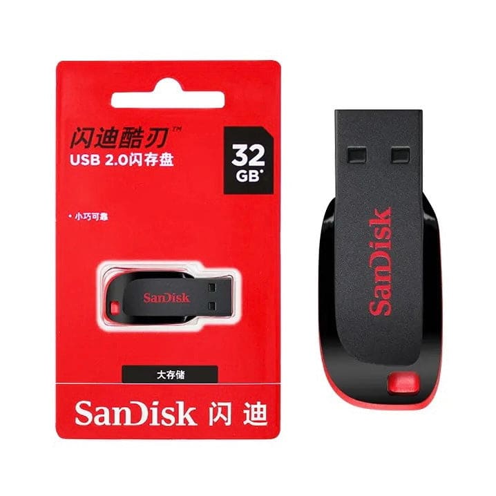 9eight5 32GB flash drive for electronics accessories, showing a sleek USB storage device with a compact design.