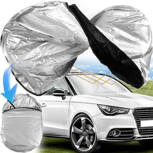 Folding Car Windshield Sunshade Anti-UV Visor (2 sizes available) Habicare