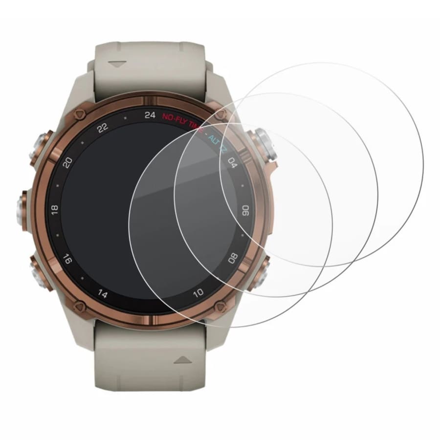 Garmin Descent Mk3 43mm watch screen protector, clear protective cover for smartwatch display.