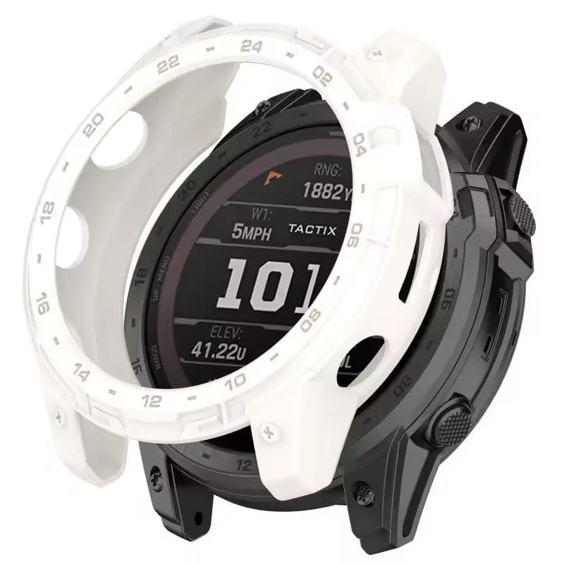White protective case for Garmin Enduro 2 smartwatch, durable watch case from That Watch Shop, designed for secure fit and protection.