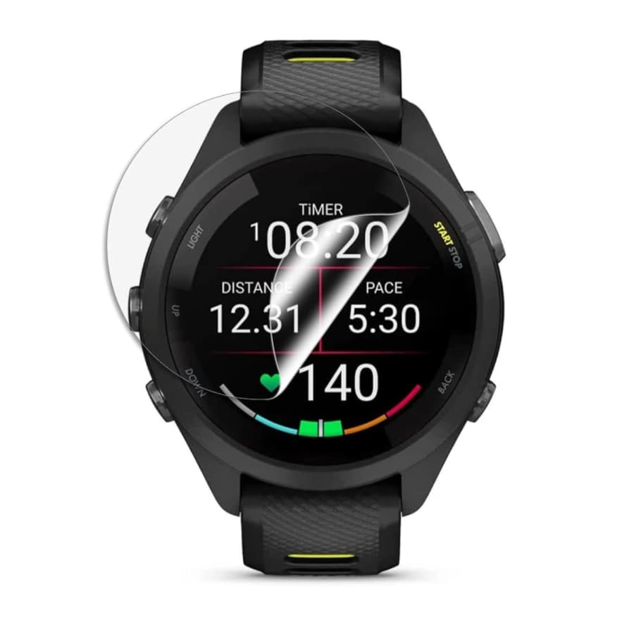 Hydrogel screen protectors for Garmin Forerunner 265 46mm watch, pack of 6, providing protection against scratches and impacts.