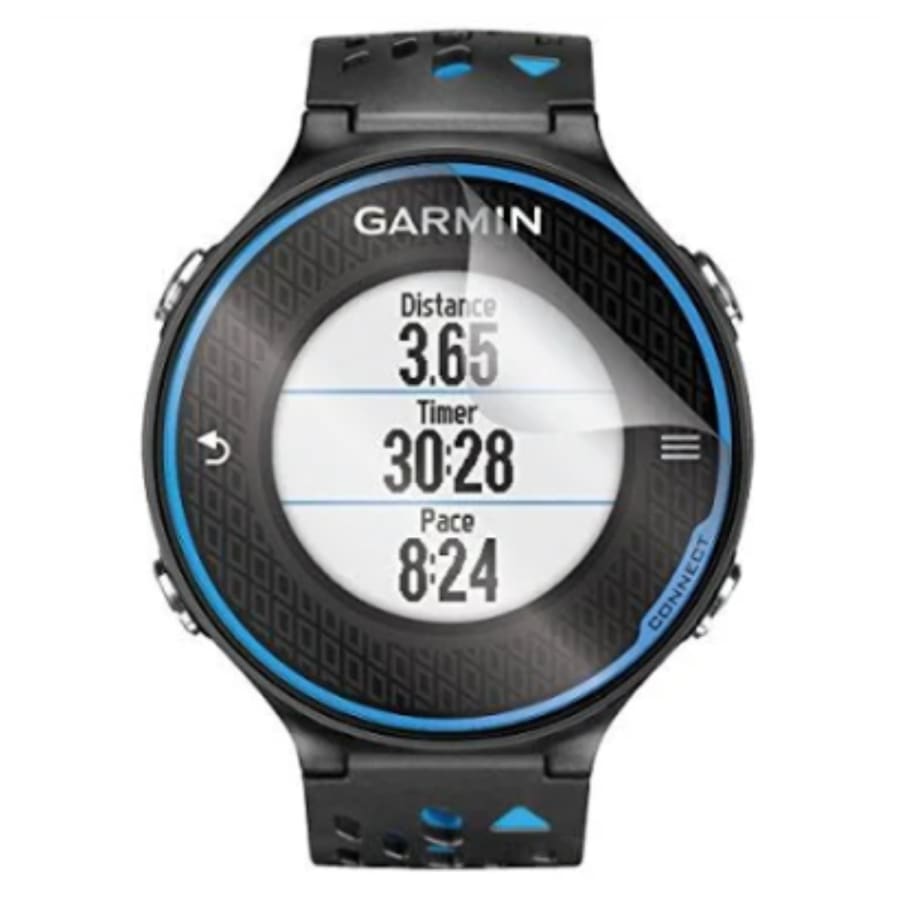 Hydrogel screen protectors for Garmin Forerunner 620, pack of 6, showing clear, flexible watch screen protection for Garmin watches.