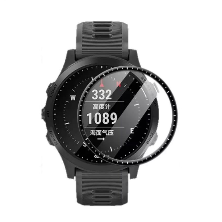 Garmin Forerunner 945 LTE watch screen protector by That Watch Shop, clear protective film for watch display.