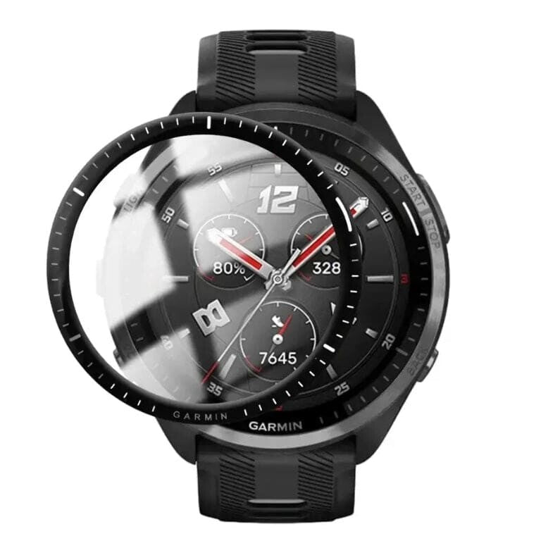 Garmin Forerunner 965 watch screen protector, clear protective cover fitting the smartwatch display.
