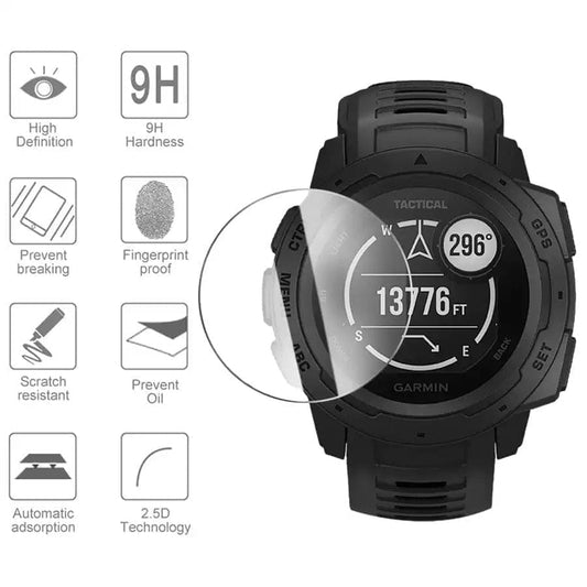 Tempered glass Screen Protectors for Garmin Instinct 2S Series (Pack of 2) That Watch Shop