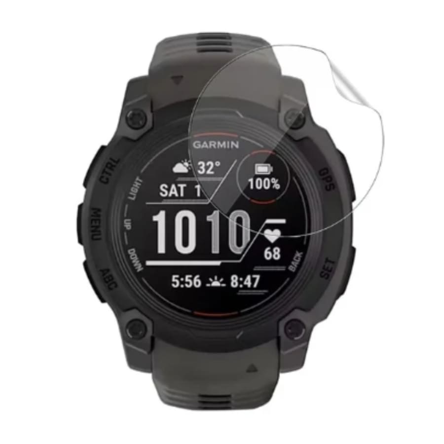 Hydrogel screen protectors for Garmin Instinct E 45mm watch, pack of 6, showing clear and flexible watch screen protection.