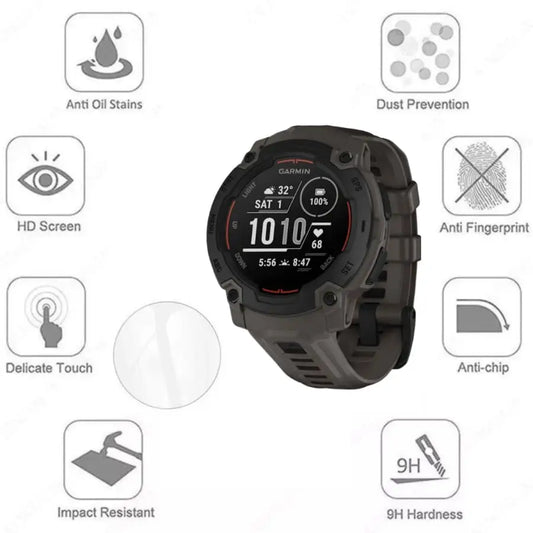 Screen Protectors for Garmin Instinct E (45mm) (Pack of 5) Habicare