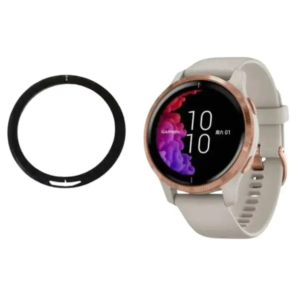 Pack of five Habicare Garmin Venu watch screen protectors, clear protective film for smartwatch screens.