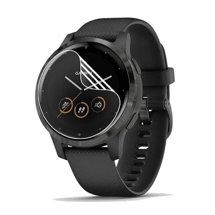 Hydrogel screen protectors for Garmin Vivoactive 4 40mm smartwatch, pack of 6, designed to shield the watch screen.