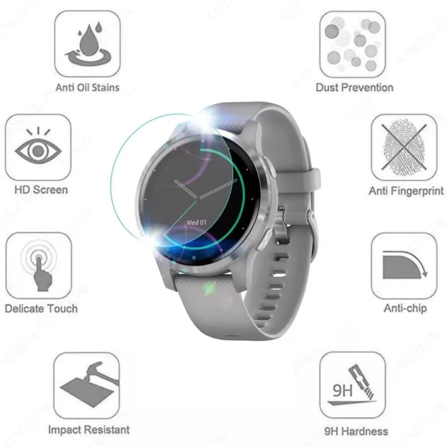 Hydrogel Screen Protectors for Garmin Vivoactive 5 Watch (Pack of 6) That Watch Shop