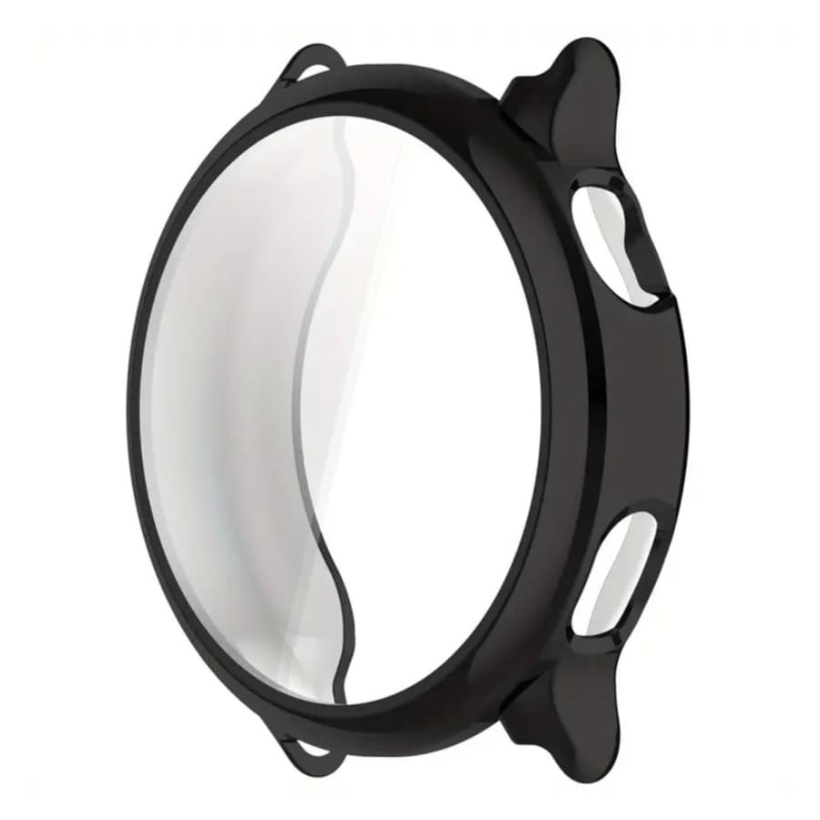Black Garmin Vivoactive 6 protective watch case, durable accessory from That Watch Shop, designed to safeguard the smartwatch.