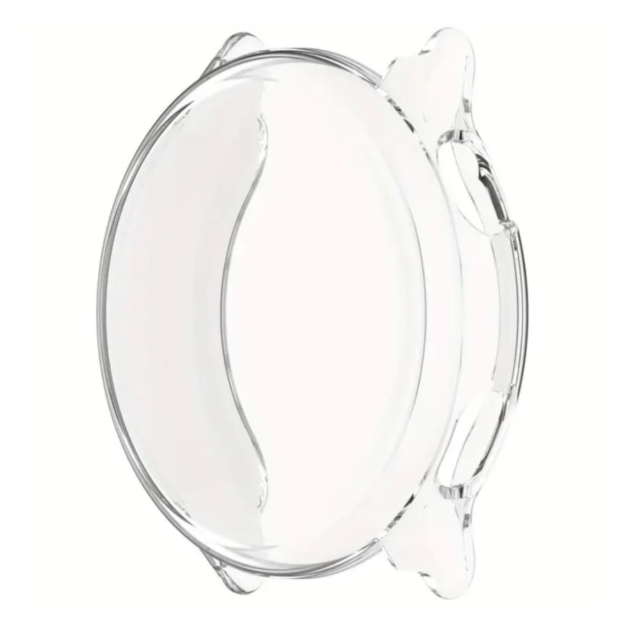 Transparent protective case for Garmin Vivoactive 6 smartwatch, showcasing clear, durable coverage for the fitness tracker.