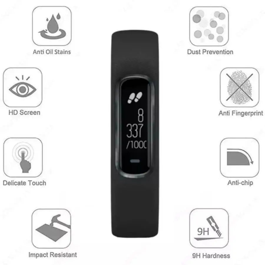 Screen Protectors for Garmin Vivosmart 4 (Pack of 5) Habicare