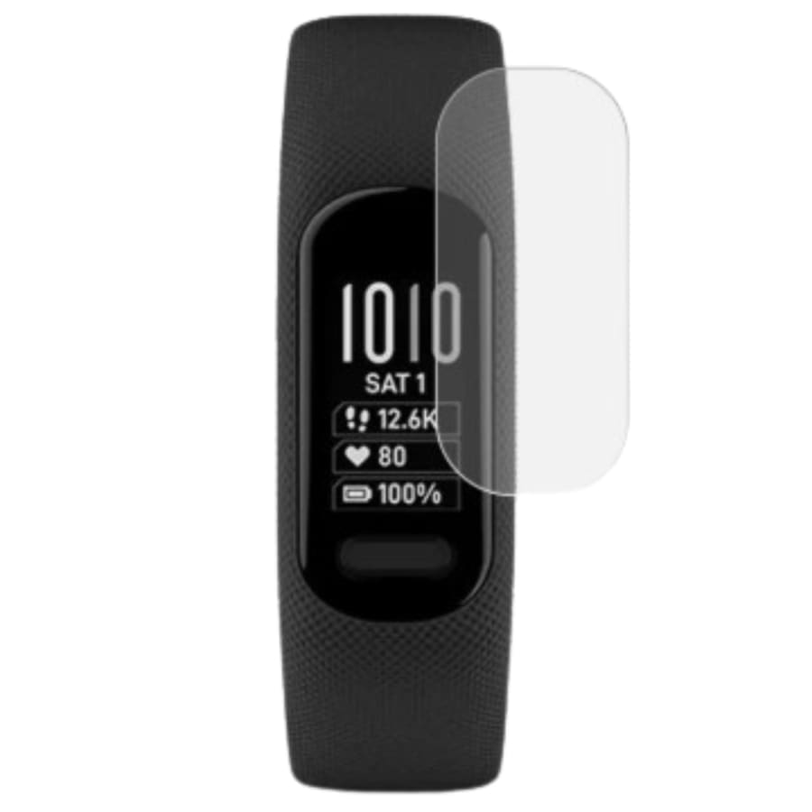 Hydrogel screen protectors for Garmin Vivosmart smart watch, pack of 6, providing clear, flexible protection for the device screen.