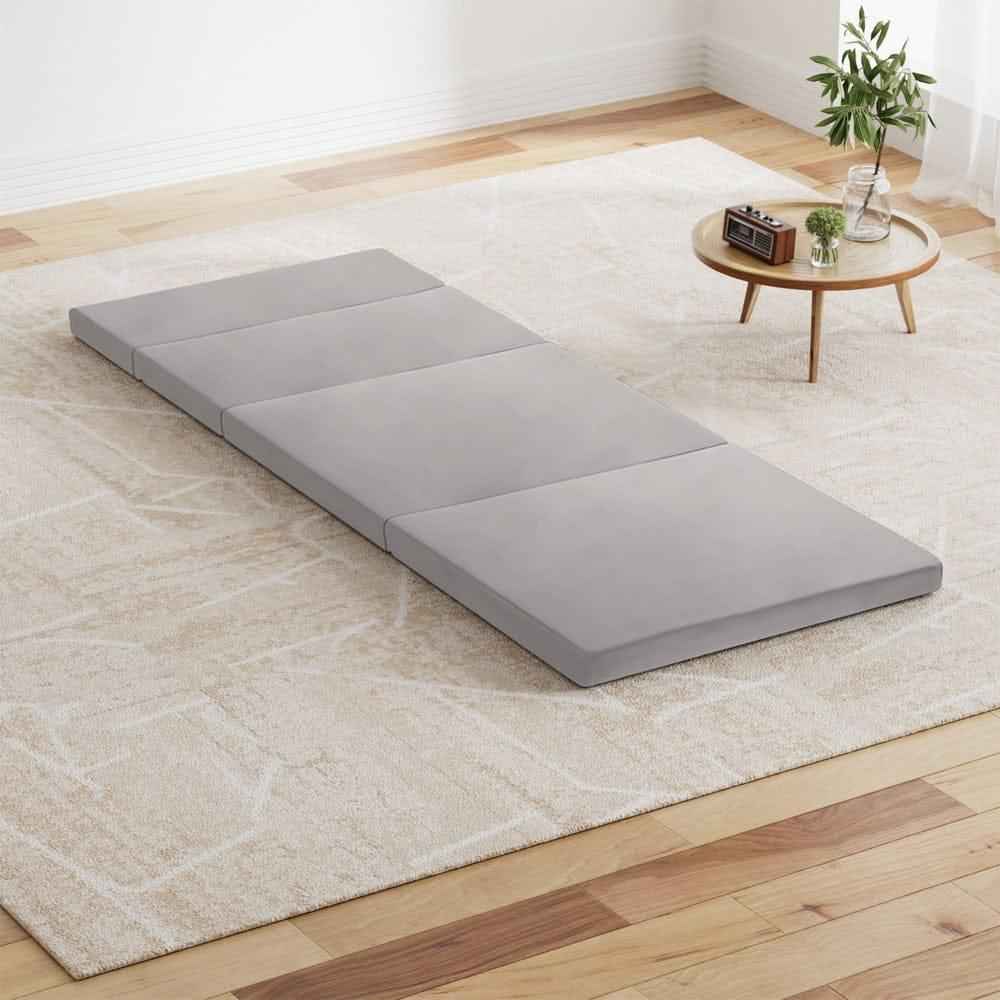 Giselle Foldable Mattress Folding Sofa Bed 4-fold Sleeping Camping Cushion Mat