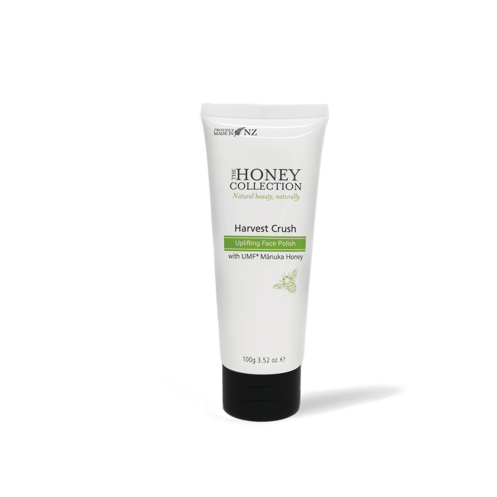 The Honey Collection Harvest Crush Uplifting Face Polish cleanser with natural exfoliants and fresh citrus ingredients.