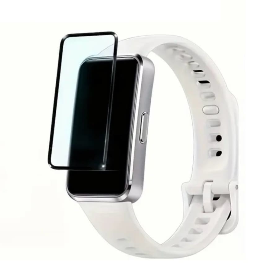 Pair of Huawei Band 10 screen protectors, watch screen protector covers, designed for durable, clear protection of the fitness tracker.