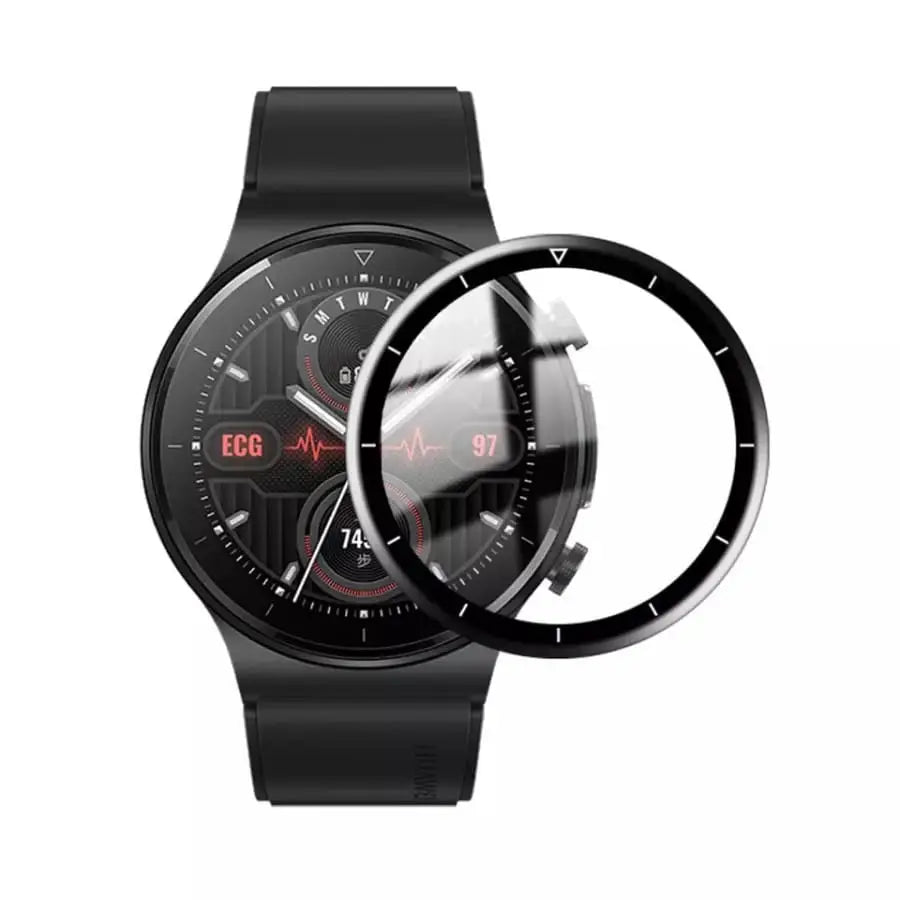 Set of five Habicare screen protectors for Huawei GT 2 Pro smartwatch, clear and durable watch screen protection.