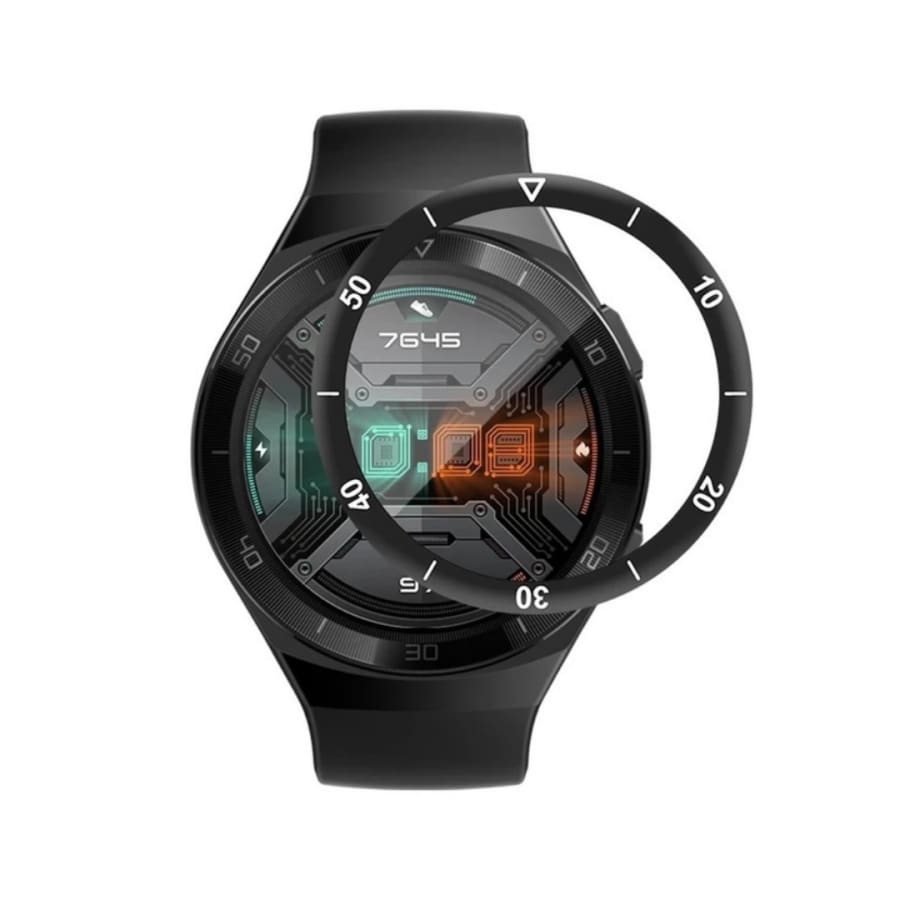 Huawei GT 2e Sport watch screen protector fitting the display face, providing protection for the watch screen.