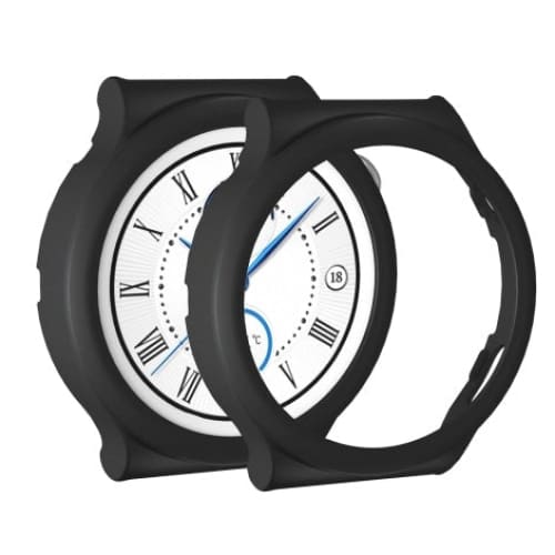 Black protective case for Huawei GT3 Pro 43mm smartwatch, designed to safeguard the watch with a durable, snug fit.