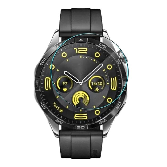 Huawei GT4 46mm watch screen protector pack of 2, clear protective film for smartwatch screen, from That Watch Shop.