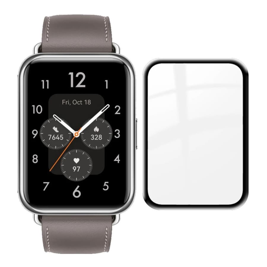 Huawei Watch Fit 2 screen protector from That Watch Shop showing a clear, durable protective film for smartwatch display.
