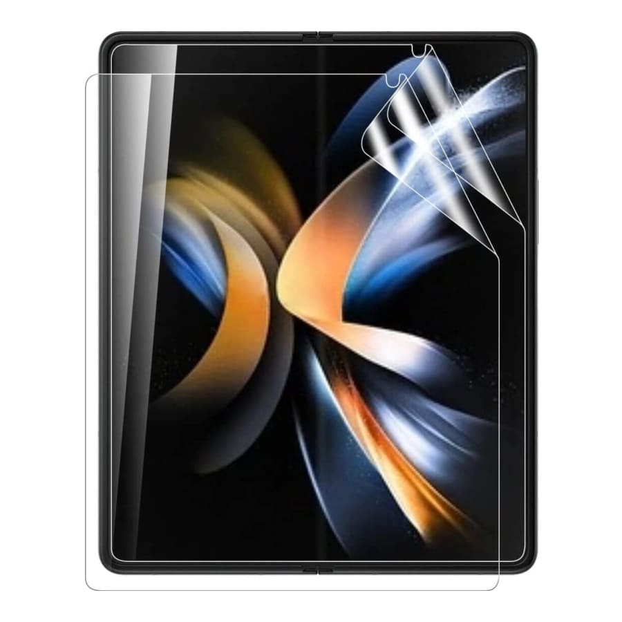 Hydrogel screen protector for Samsung Galaxy Tab A 8.0” (2015) T350 by 9eight5, showing the clear, flexible film covering the tablet screen.