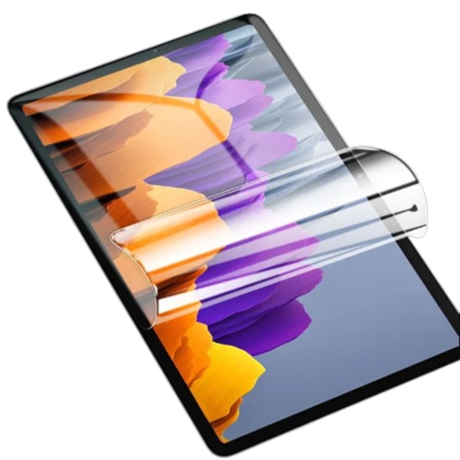 Hydrogel screen protector for Samsung Galaxy Tab S6 Lite 10.4-inch 2020, 2-pack, showcasing clear, flexible screen protection by 9eight5.
