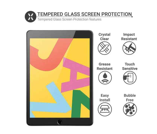 iPad 10.9 (10th Generation) 9H Clear Tempered Glass Screen Protector