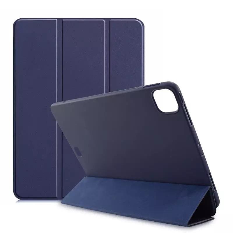 Navy 9eight5 iPad Pro 11-inch 2nd gen (2020) protective cover with precise cutouts for buttons and ports.