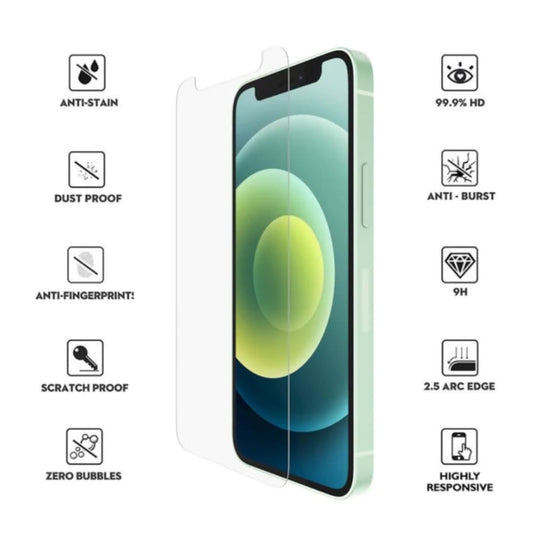 Screen Protectors for iPhone 12/iPhone 12 Pro (6.1”) (Pack of 2) 9eight5