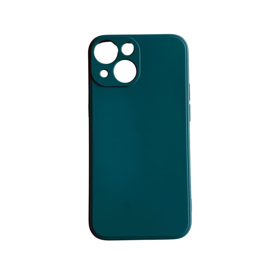 Green 9eight5 iPhone 13 Mini case in 5.4-inch size, protective phone cover with slim design for iPhone 13 Mini.