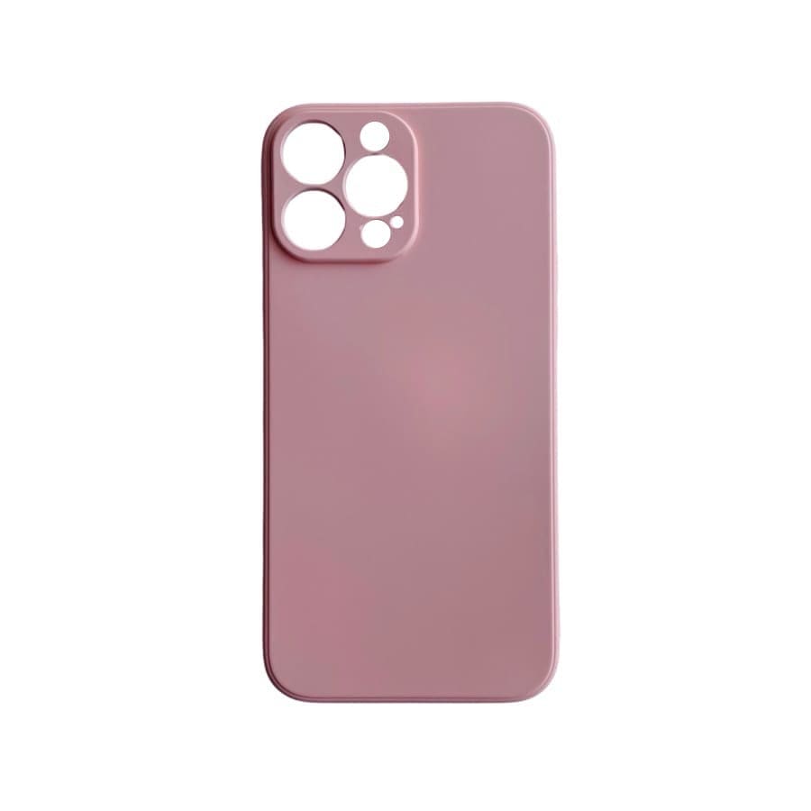 Pink iPhone 13 Pro Max case by 9eight5, slim protective phone case with precise cutouts for the 6.7-inch model.