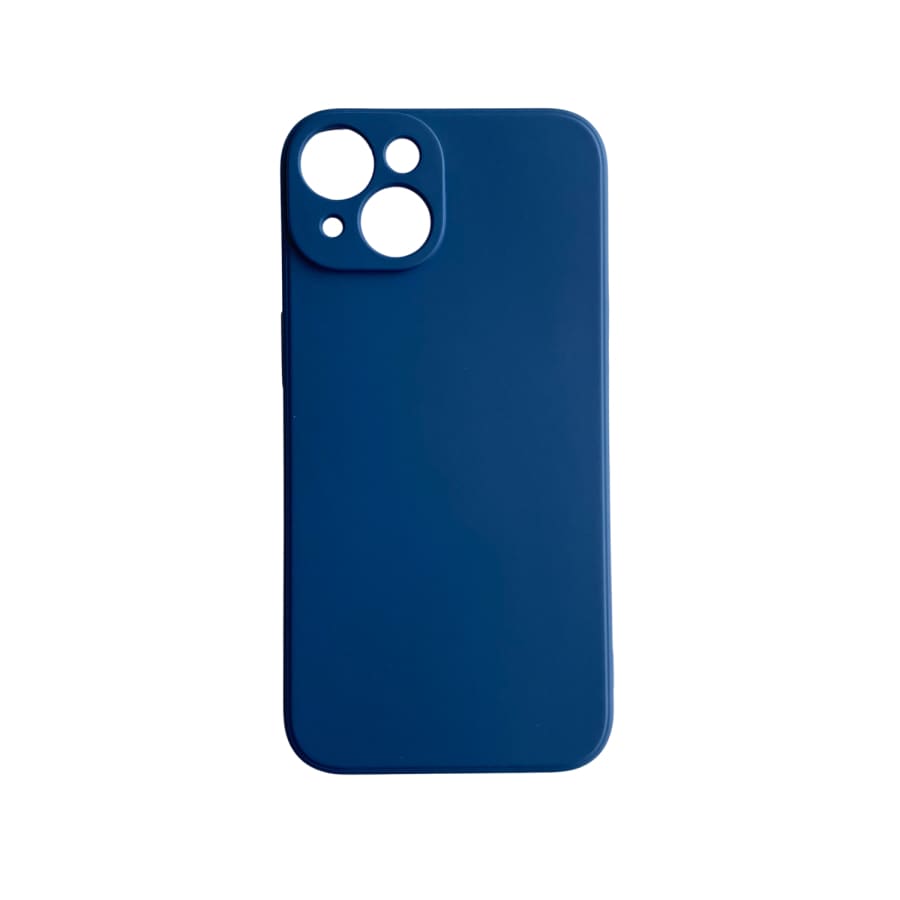 Navy 9eight5 iPhone 14 (6.1 inch) phone case with protective bumper and sleek design, fits snugly around the device.