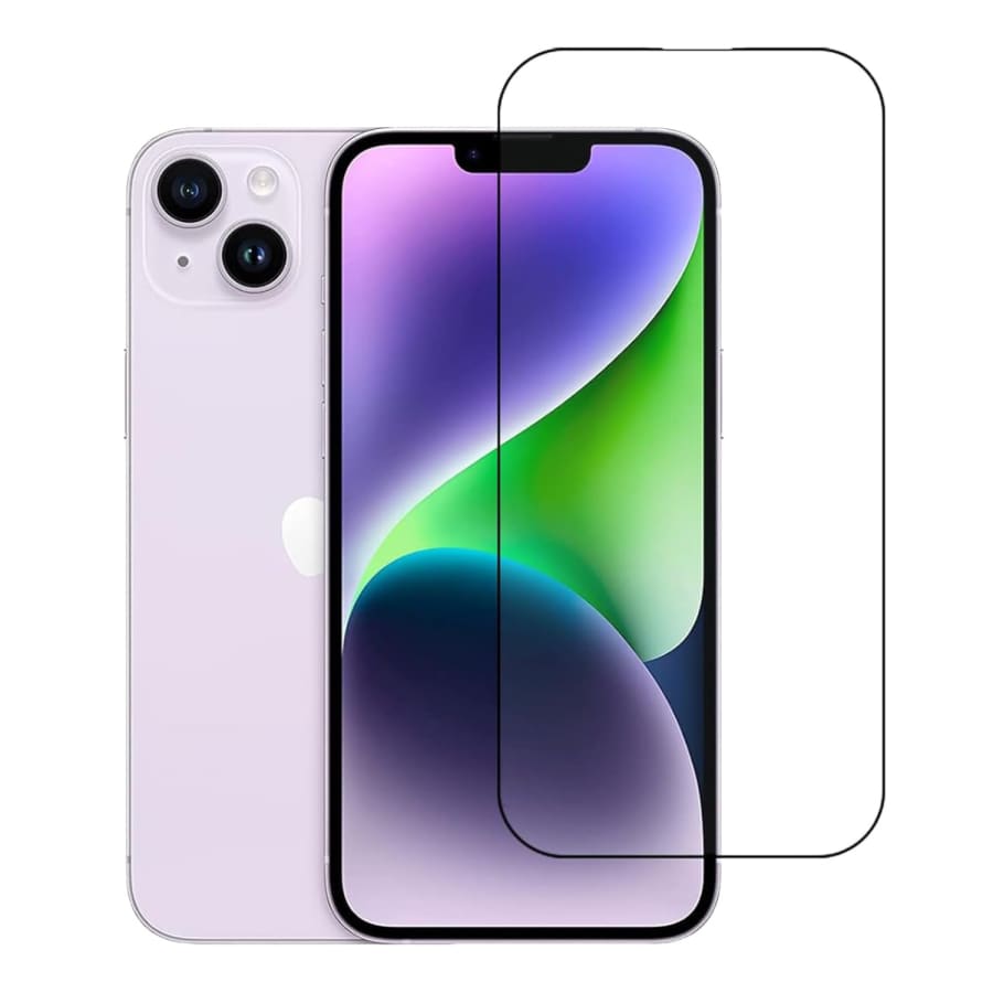 9eight5 iPhone 14 Plus 6.7-inch screen protector, clear protective film for enhanced device safety and screen clarity.