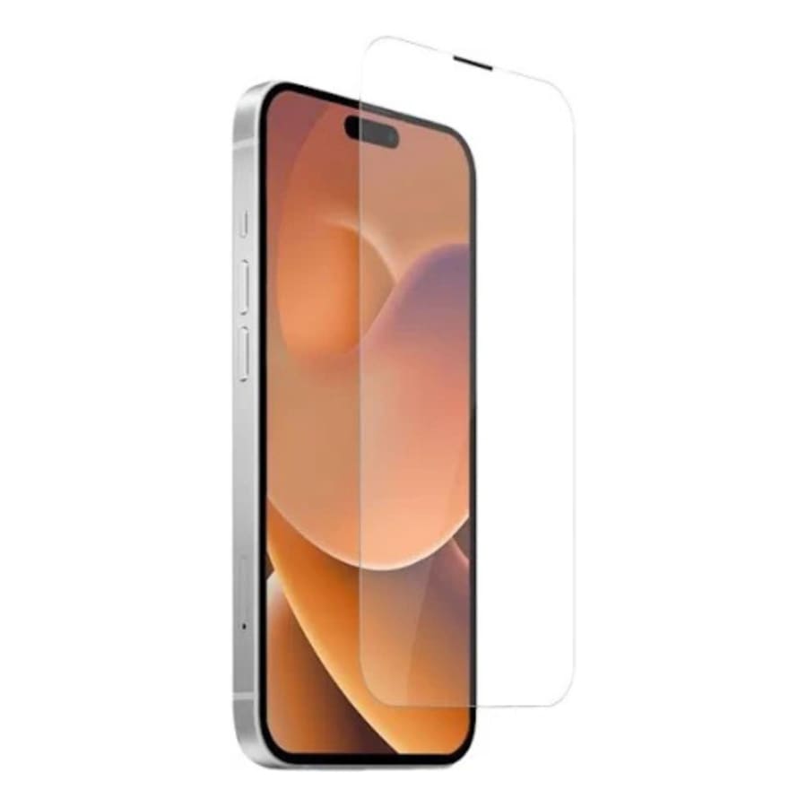Pair of 9eight5 screen protectors for iPhone 14 Pro Max 6.7-inch, showing clear, scratch-resistant tempered glass covers.