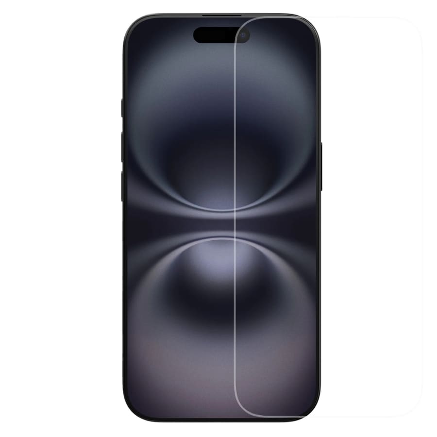 Two 9eight5 screen protectors for iPhone 16 Pro Max 6.7-inch, designed to protect the phone’s display from scratches and impacts.